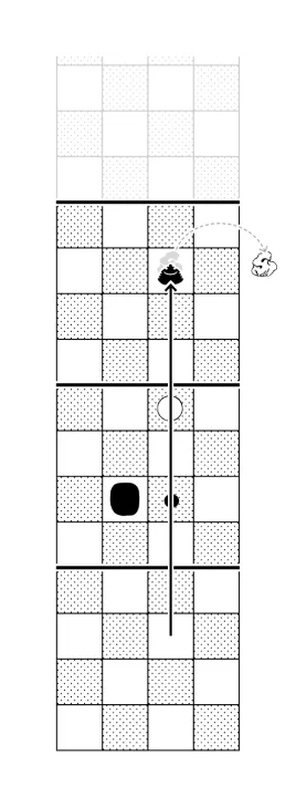 diagram: Lantern's flail movement