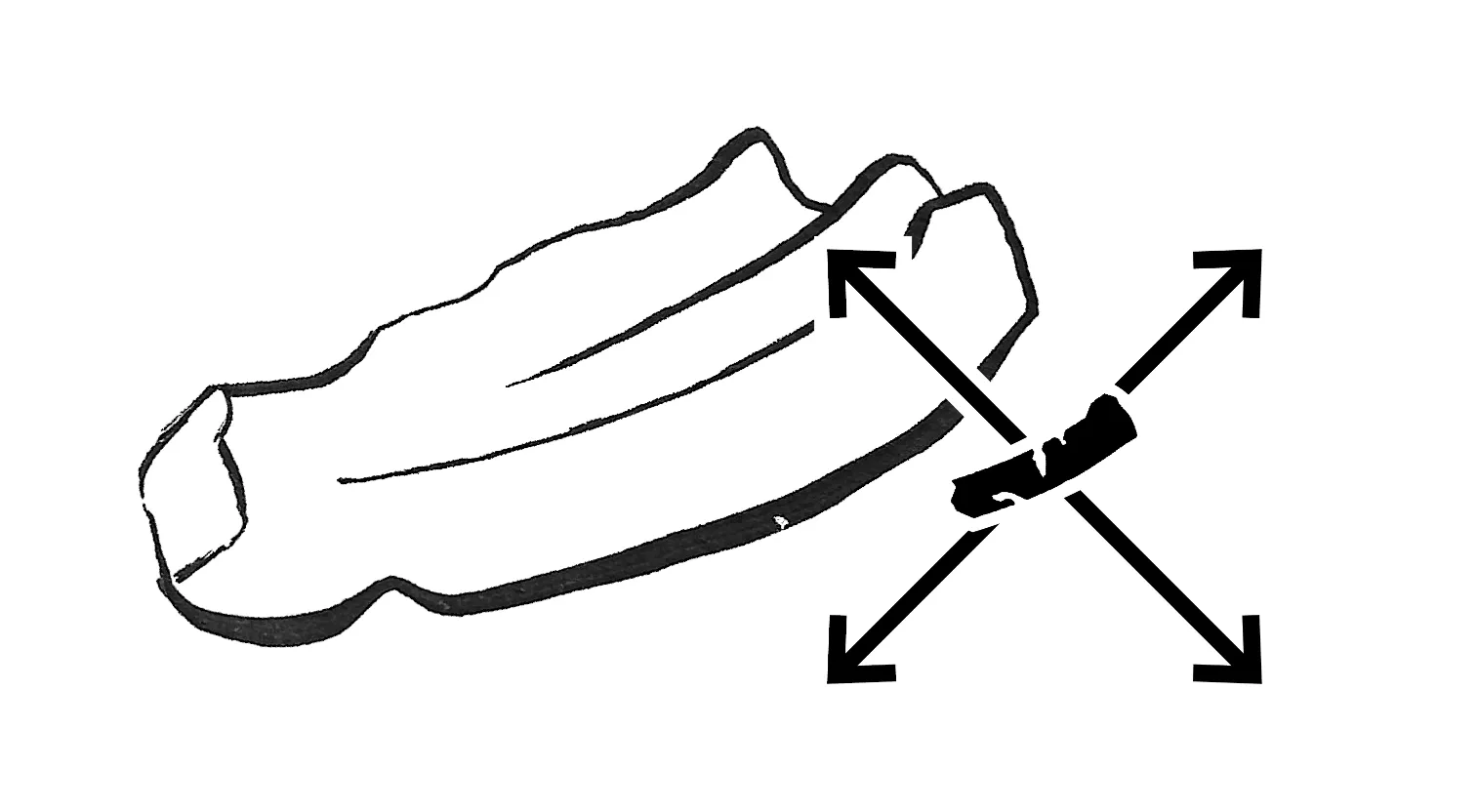 illustration: the Balance piece and simplified movement diagram