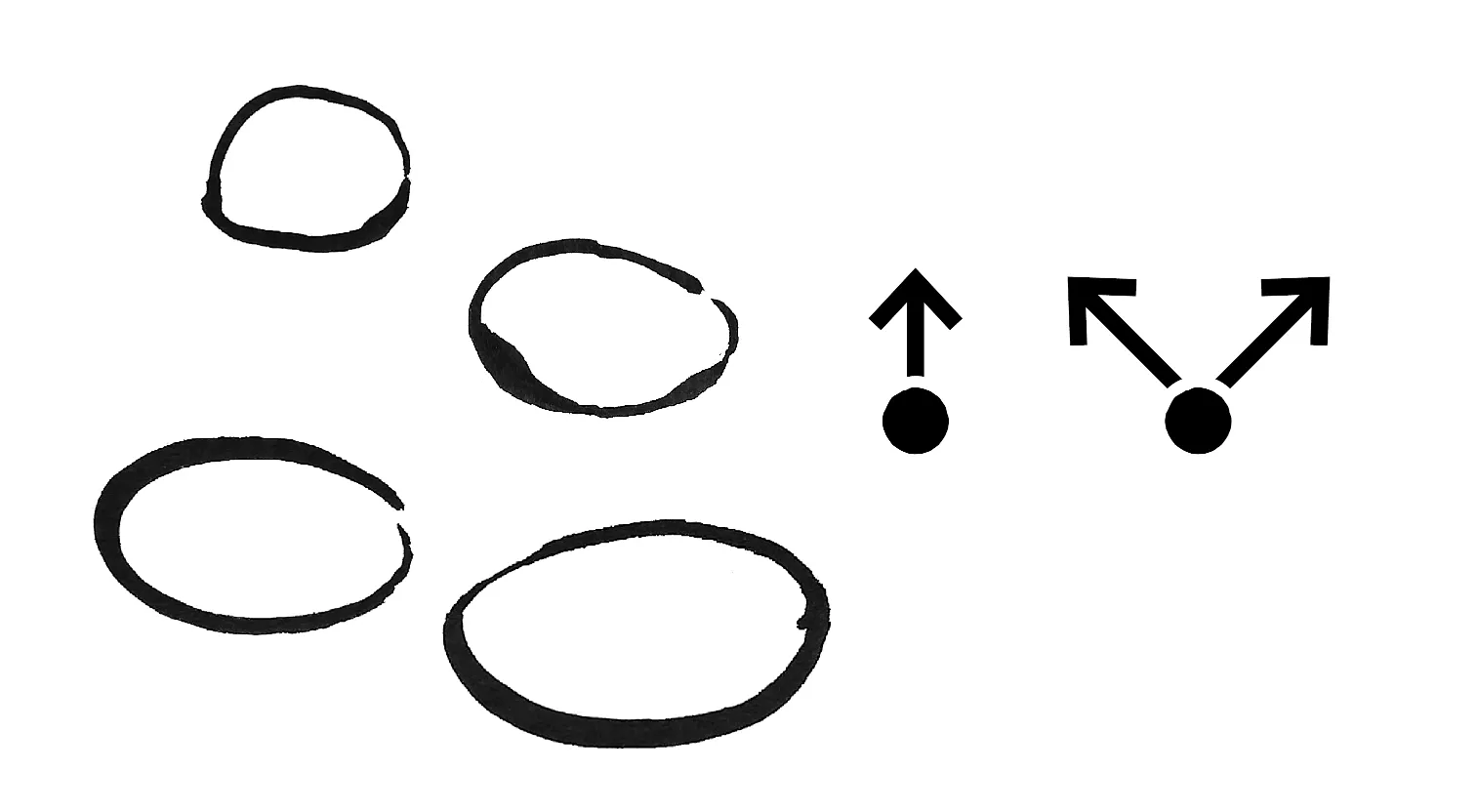 illustration: the engagement pieces and simplified movement diagram